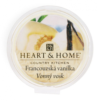 Vonný vosk Heart & Home - Francouzská vanilka (26 g) - 