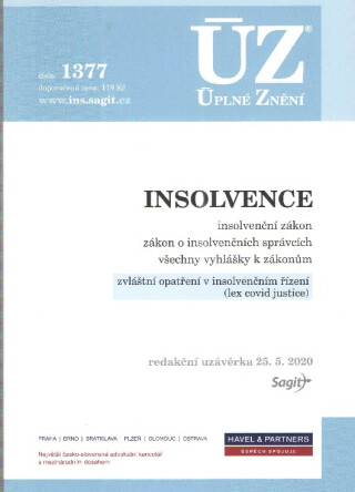 ÚZ 1377 Insolvence - neuveden