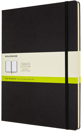 Moleskine Zápisník černý XXL, tvrdý, čistý - neuveden