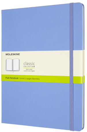 Moleskine: Zápisník tvdý čistý sv. modrý XL - neuveden