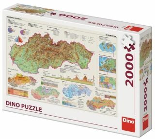 Puzzle 2000 Mapy Slovenska - neuveden