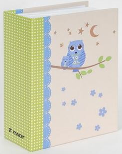 Fotoalbum pro 100 foto 9x13-Sova modrá - 