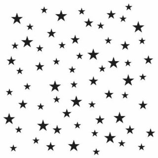 TCW šablona 30,5 x 30,5 cm - Random Stars - neuveden