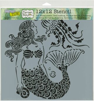 TCW šablona 30,5 x 30,5 cm - Mermaid Dream - neuveden