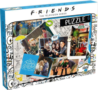 Puzzle Přátelé 1000 dílků - Scrapbook - neuveden