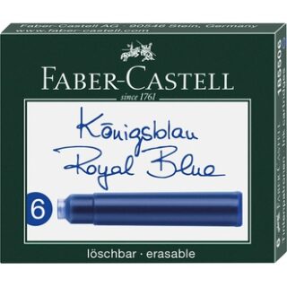 Inkoustové bombičky modré Faber-Castell - neuveden