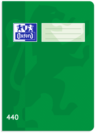 Školní sešit Oxford 440 zelený - 