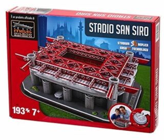 3D Puzzle Nanostad Italy - San Siro fotbalový stadion Milan´s packaging - neuveden