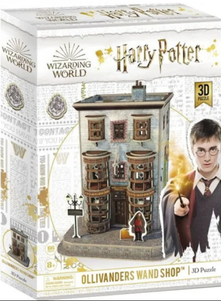 Harry Potter 3D puzzle Příčná ulice Ollivanderův obchod s hůlkami - 88 dílků - neuveden