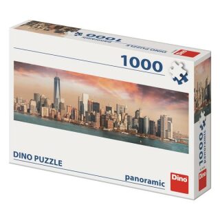 Puzzle 1000 Manhattan za soumraku panoramic - neuveden