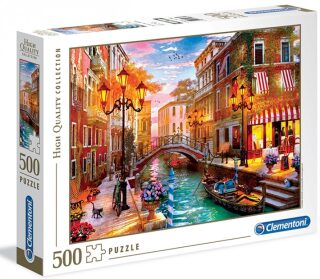 Clementoni Puzzle Benátky / 500 dílků - neuveden