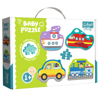 Trefl Puzzle Baby Doprava / 4x2 dílky - neuveden