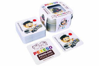 Pexeso Povolání 1: 64 karet voděodolné v plechové krabičce Hmaťák - neuveden