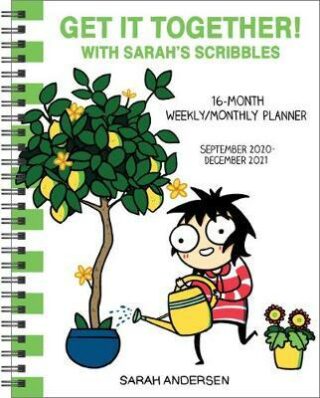Sarah´s Scribbles 16-Month 2020-2021 Weekly/Monthly Planner Calendar : Get It Together! - Sarah Andersenová