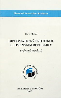 Diplomatický protokol SR - 