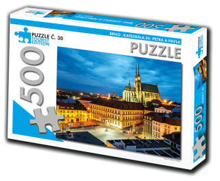 Puzzle č. 30 Brno Katedrála sv. Petra a Pavla / 500 dílků - neuveden