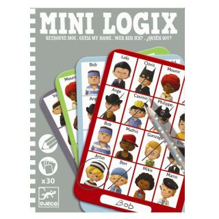 Djeco Mini hra Mini Logix - Hádej, kdo jsem - klučičí - neuveden