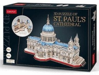 Puzzle 3D - Katedrála St.Paul´s / 643 dílků - neuveden