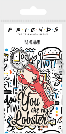 Klíčenka gumová Přátelé - You are my lobster - neuveden