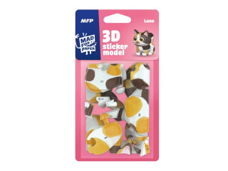 3D Sticker Model Luna - 