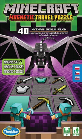 Minecraft Magnetická cestovní hra - 