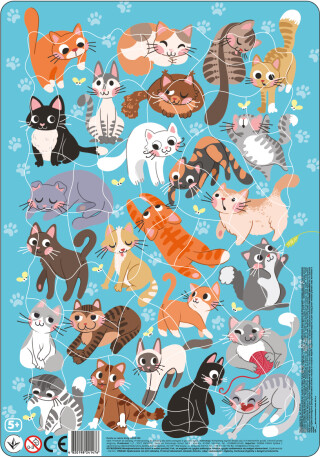 Dodo Puzzle rámové Kočky 53 dílků - neuveden