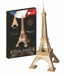 NiXiM Dřevěné 3D puzzle - Eiffelova věž - neuveden