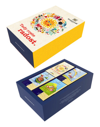 Tady roste radost bio (čaj, dárková kazeta, porcované) - 