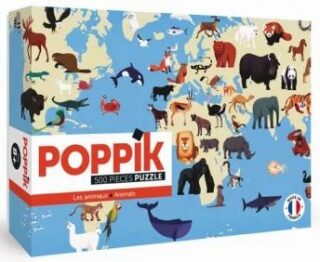 Poppik Puzzle - Zvířata/500 dílků - neuveden