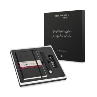 Moleskine Smart writing set - Smart pen + Smart tablet zápisník linkovaný černý L - neuveden