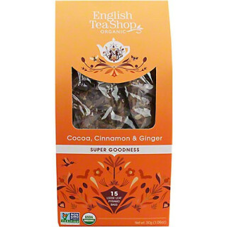 English Tea Shop Čaj Kakao, skořice, zázvor, 15 pyramidek - neuveden