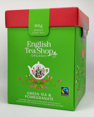 English Tea Shop Čaj Zelený s granátovým jablkem, sypaný, 80g - neuveden
