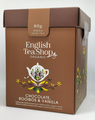 English Tea Shop Čaj Čokoláda, rooibos, vanilka, sypaný, 80g - neuveden