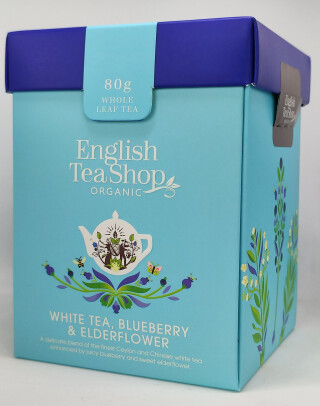 English Tea Shop Čaj bílý Borůvky a bezinka, sypaný 80g - neuveden