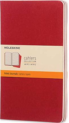 Moleskine - Notes 3ks - červený, linkovaný L  - neuveden