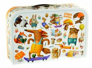 Školní kufřík vel. 35 Crazy Animals - neuveden