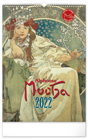Nástěnný kalendář Alfons Mucha 2022 - neuveden