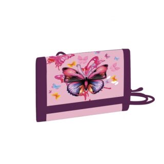 Dětská textilní peněženka Motýl - neuveden