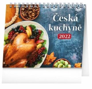 Stolní kalendář Česká kuchyně 2022, 16,5 x 13 cm - neuveden