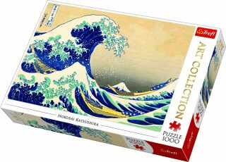Trefl Puzzle Kacušika Hokusai - Velká vlna u pobřeží Kanagawy / 1000 dílků (Defekt) - neuveden