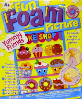 Kreativni sada Fun Foam Picture - Dortíky - neuveden