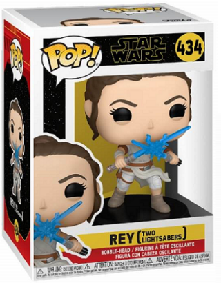 Funko POP Star Wars: Episode 9 - Rey w/2 Light Sabers (Defekt) - neuveden