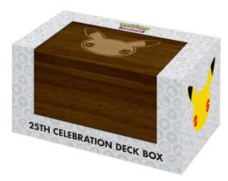 Pokémon: Anniversary Deck box - dřevěná krabička na karty a příslušenství - neuveden