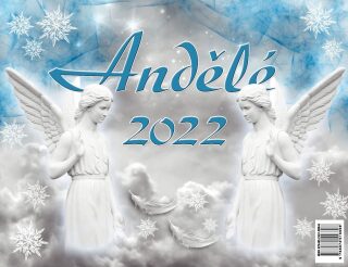 Kalendář 2022 Andělé - stolní (Defekt) - Saniová Jitka