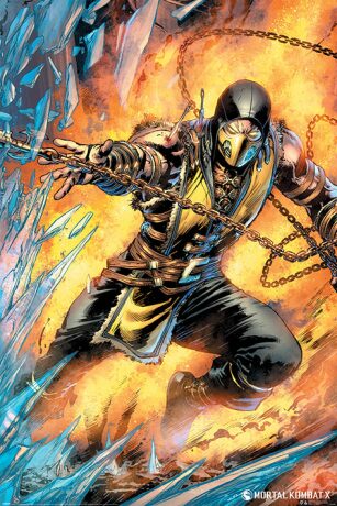 Plakát 61x91,5cm Mortal Kombat - Scorpion - 