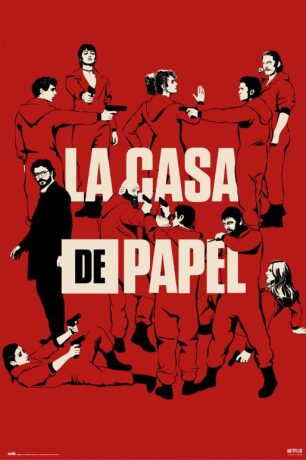 Plakát 61x91,5cm La Casa De Papel - All Characters - 
