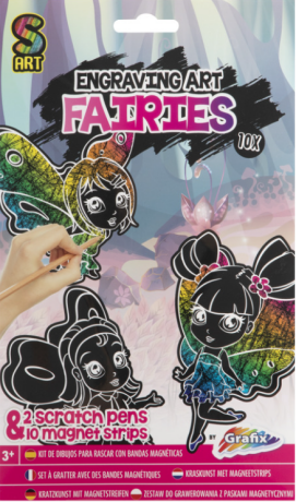 Grafix Škrabací obrázky s magnetky - mix 2 motivů - neuveden