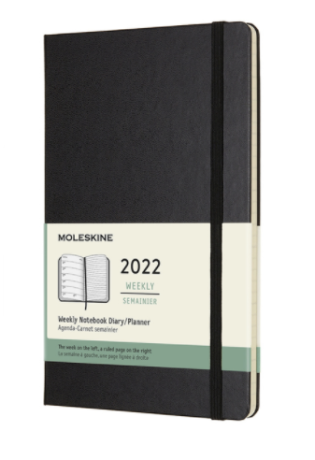 Moleskine Plánovací zápisník 2022 černý L, tvrdý - neuveden