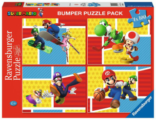 Ravensburger Puzzle - Super Mario 4x100 dílků - neuveden