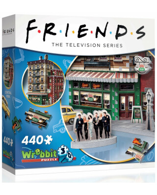 Přátelé / Friends: Puzzle Wrebbit 3D - Central Perk / 440 dílků - neuveden